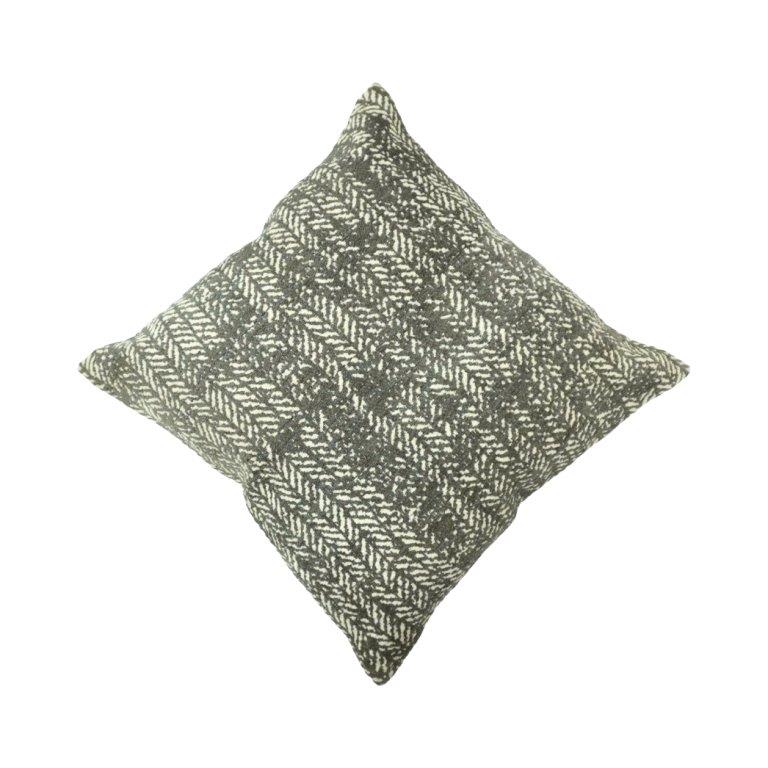 Jaquard Cotton Cushion Cover 45x45 cm | Woven Chevron Pattern Decorative Cushion | Modern Textured Sofa Pillow Cover - Bulk manufacturer & supplier from Panipat, India