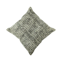 Jaquard Cotton Cushion Cover 45x45 cm | Woven Chevron Pattern Decorative Cushion | Modern Textured Sofa Pillow Cover
