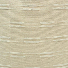 Handmade Textured Cotton Cushion Cover 45x45 cm | Minimal Embroidered Ivory Throw Pillow Cover | Modern Boho Home Décor