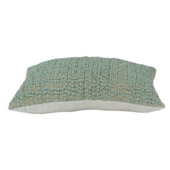 Textured Tufted Cotton Cushion Cover – Handwoven Bobble Design in Soft Sage (35 x 50 cm)