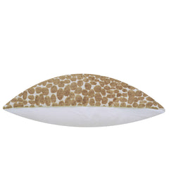Textured Beige & Brown Jacquard Cushion Cover – 45 x 45 cm