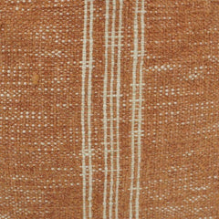Rustic Handwoven Cotton Cushion Cover with Stripe Detail – 45x45 cm | Boho Decorative Pillow Cover