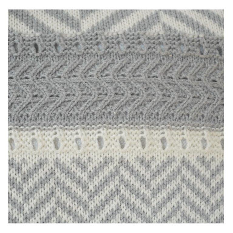 Handwoven Knitted Cushion Cover 45x45 cm | Textured Cotton Boho Cushion with Tassels | Soft Decorative Throw Pillow Cover