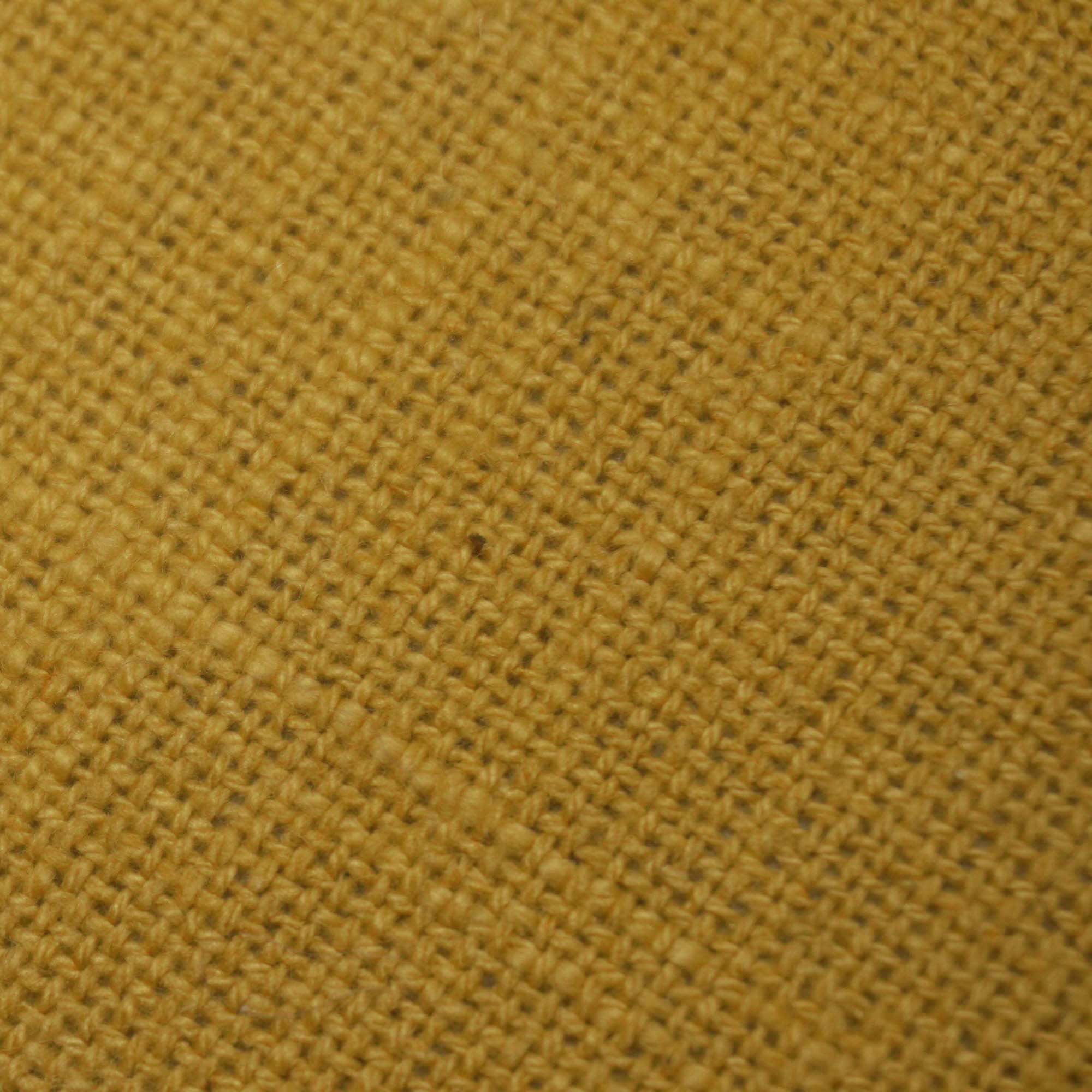 Mustard Yellow Cotton Cushion Cover 45x45 cm | Plain Decorative Throw Pillow Cover with Oxford Border | Hidden Zipper | Sofa & Bed Cushion Cover