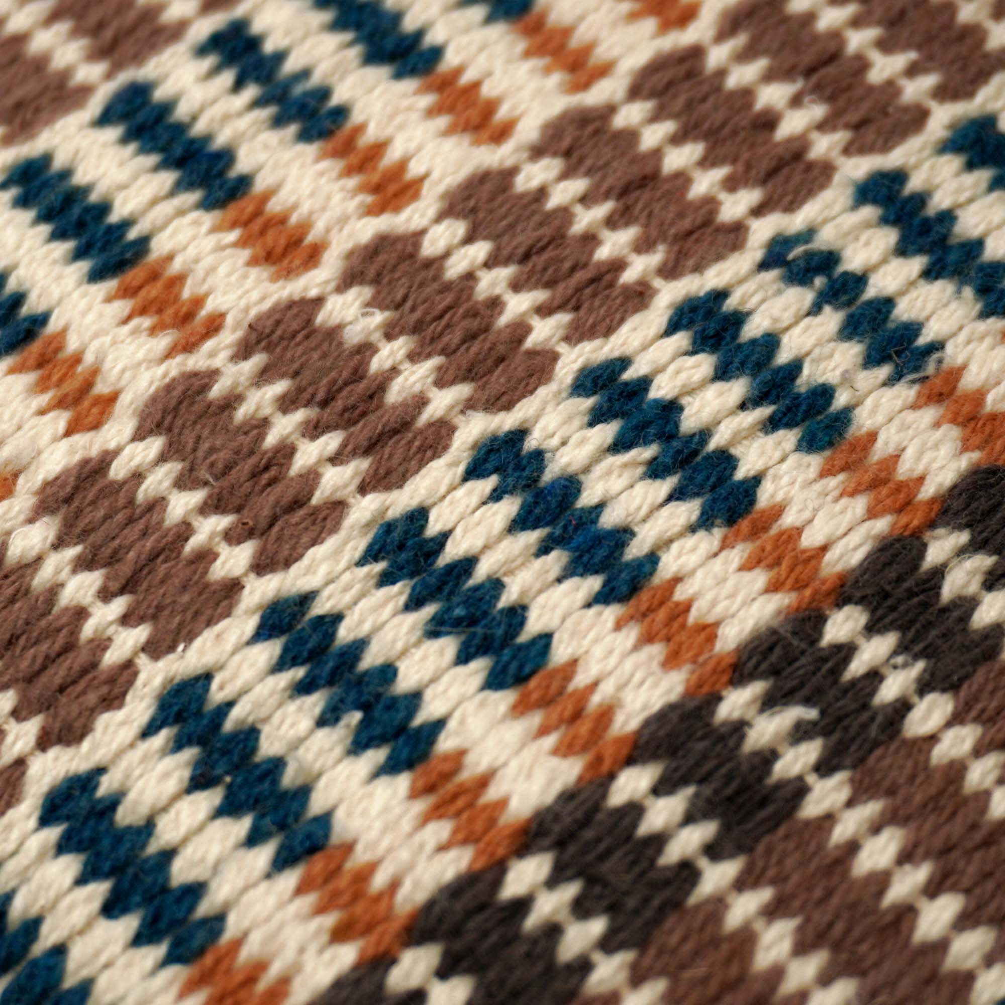 Handwoven Cotton Cushion Cover 45x45 cm | Multicolor Striped Woven Throw Pillow Cover | Boho Farmhouse Decorative Cushion Cover | Hidden Zipper