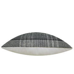 Handwoven Black & Cream Cotton Cushion Cover – 45 x 45 cm