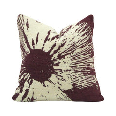 Jacquard Abstract Floral Cushion Cover – 45x45 cm | Woven Decorative Throw Pillow Cover for Sofa & Living Room