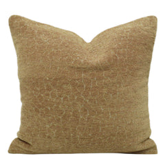 Textured Brown Jacquard Cushion Cover 45 x 45 cm – Subtle Patterned Decorative Cushion Cover
