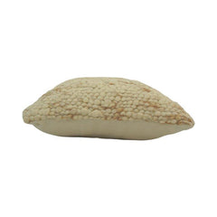 Ivory Bubble Texture Polyester Cushion Cover | 45x45 cm Decorative Throw Pillow Cover | Modern Textured Accent Cushion