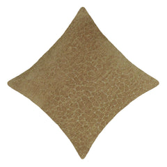 Textured Brown Jacquard Cushion Cover 45 x 45 cm – Subtle Patterned Decorative Cushion Cover