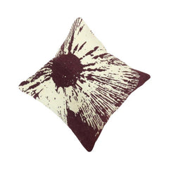 Jacquard Abstract Floral Cushion Cover – 45x45 cm | Woven Decorative Throw Pillow Cover for Sofa & Living Room