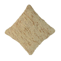 Ivory Bubble Texture Polyester Cushion Cover | 45x45 cm Decorative Throw Pillow Cover | Modern Textured Accent Cushion