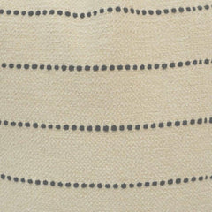 Handmade Cotton Tassel Cushion Cover 45x45 cm | Black & White Striped Boho Pillow Cover