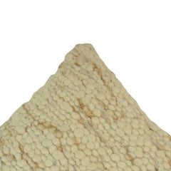Ivory Bubble Texture Polyester Cushion Cover | 45x45 cm Decorative Throw Pillow Cover | Modern Textured Accent Cushion