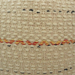 Handwoven Boho Cotton Cushion Cover with Tassels | Textured Handmade Pillow Cover | 45x45 cm