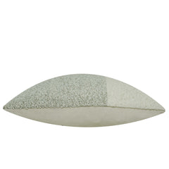 Handwoven Sage Green & Ivory Textured Cushion Cover – 45 x 45 cm