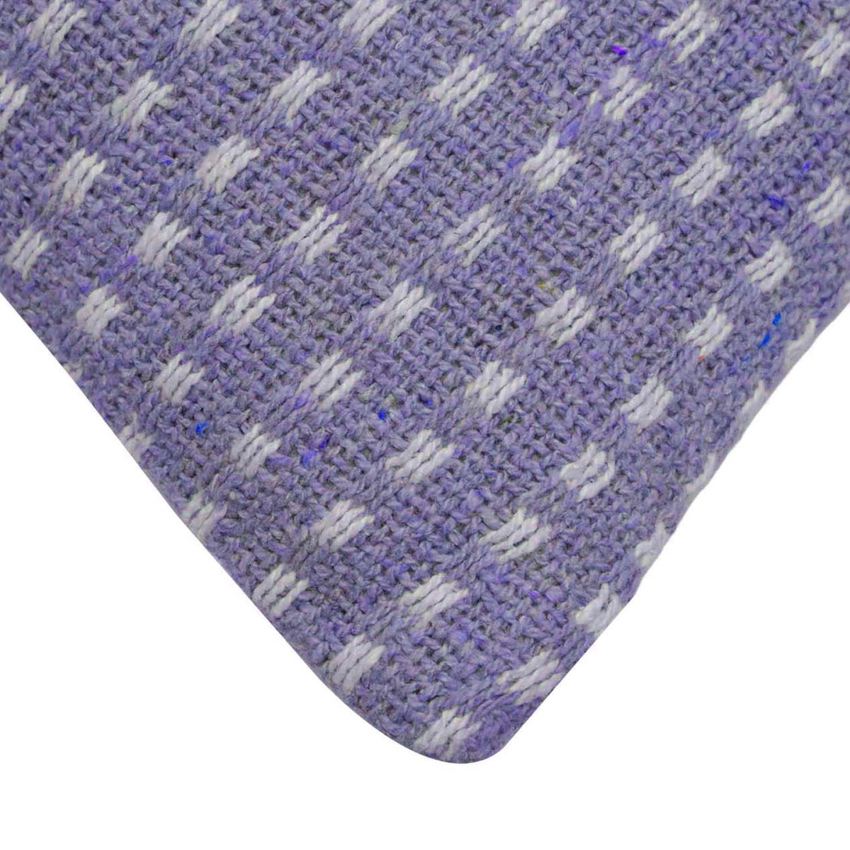 Handwoven Purple Cotton Cushion Cover 45 x 45 cm