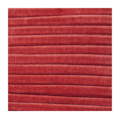 Luxury Rust Velvet Cushion Cover with Ribbed Texture | Soft Plush Decorative Pillow Cover | Modern Minimal Accent (18x18 Inch)