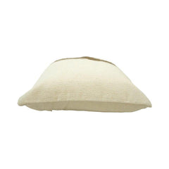 Handmade Abstract Woven Cotton Cushion Cover – Neutral Beige Decorative Pillow Cover 45x45 cm