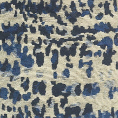 Blue Abstract Jacquard Cushion Cover – 45x45 cm | Woven Cotton Decorative Pillow Cover for Sofa & Living Room