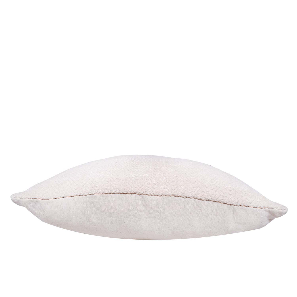 Handmade Ivory Cotton Cushion Cover 45x45 cm | Textured Woven Decorative Pillow Cover | Minimalist Home Décor - Bulk manufacturer & supplier from Panipat, India