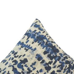 Blue Abstract Jacquard Cushion Cover – 45x45 cm | Woven Cotton Decorative Pillow Cover for Sofa & Living Room