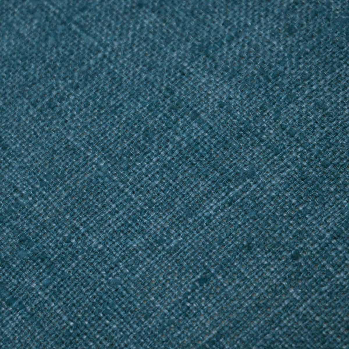 Teal Blue Slub Fabric Cushion Cover | Textured Solid Throw Pillow Cover | 45 x 45 cm