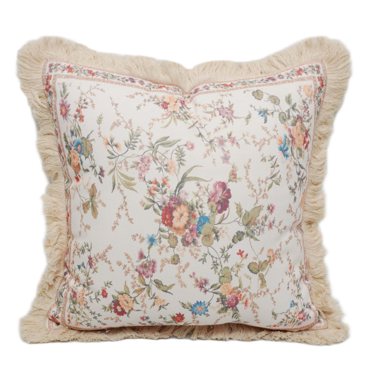 Printed Cushion Cover 45x45 cm | Decorative Home Cushion Cover | Abstract Floral Print