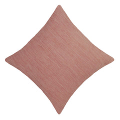 Handwoven Blush Pink Textured Cushion Cover – 45 x 45 cm