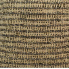 Textured Woven Polyester Cushion Cover 45x45 cm | Handcrafted Neutral Boho Pillow Cover for Sofa & Living Room