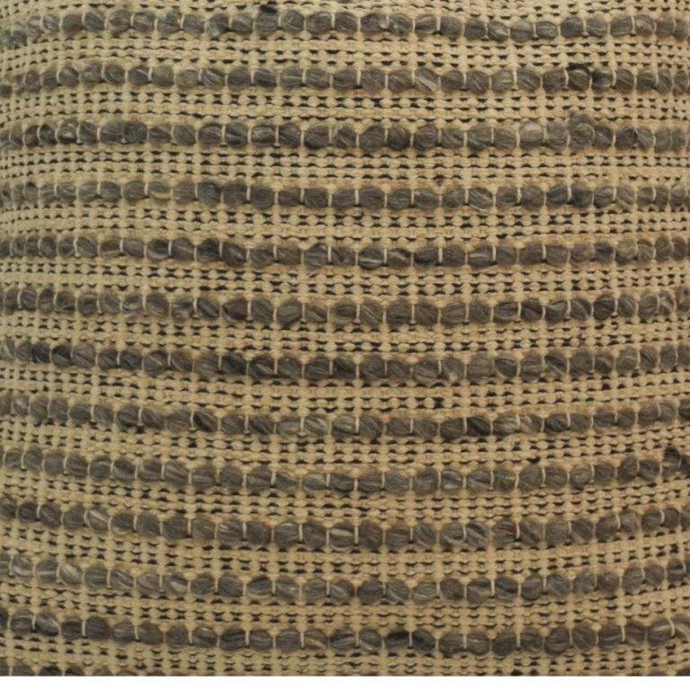 Textured Woven Polyester Cushion Cover 45x45 cm | Handcrafted Neutral Boho Pillow Cover for Sofa & Living Room