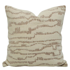 Neutral Wavy Jacquard Cotton Cushion Cover 45x45 cm