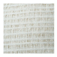 Housse de coussin en coton texturé à bords effilochés – Motif tissé neutre | 45x45 cm