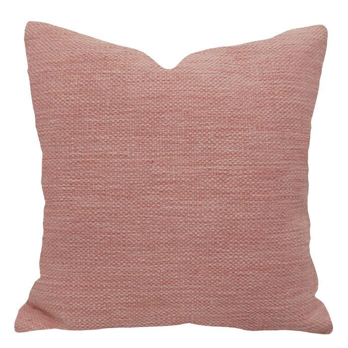Handwoven Blush Pink Textured Cushion Cover – 45 x 45 cm