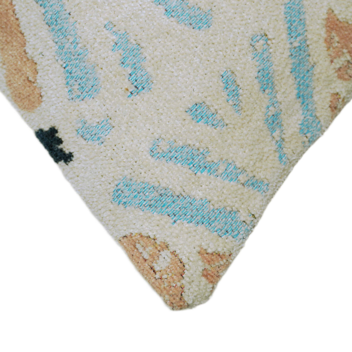 Jacquard Cotton Cushion Cover with Abstract Pattern – 45 x 45 cm