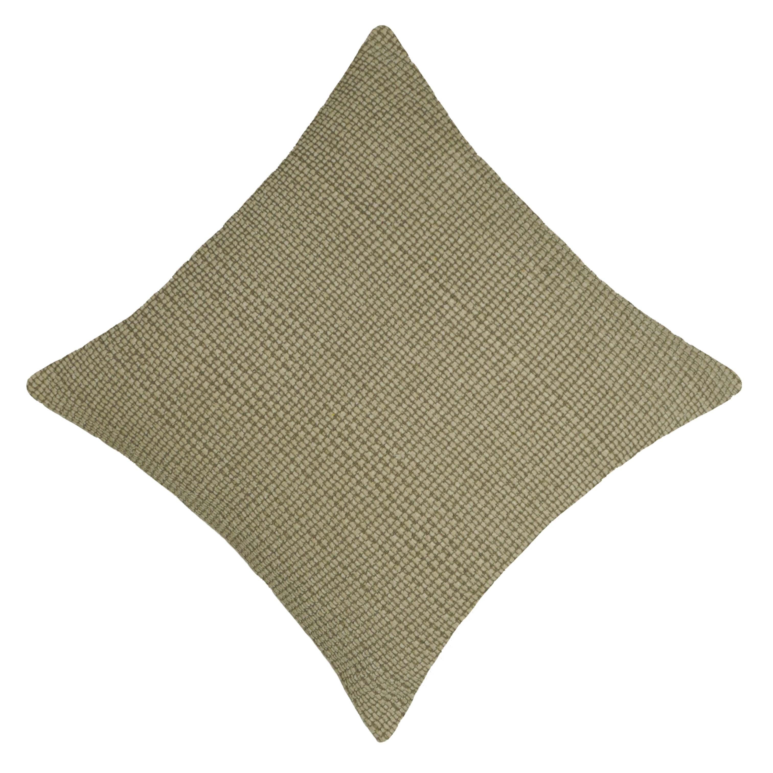 Handwoven Cotton Cushion Cover 45x45 cm | Textured Woven Decorative Throw Pillow Cover | Soft Natural Cotton Cushion Cover with Hidden Zipper | Modern Minimalist Home Décor