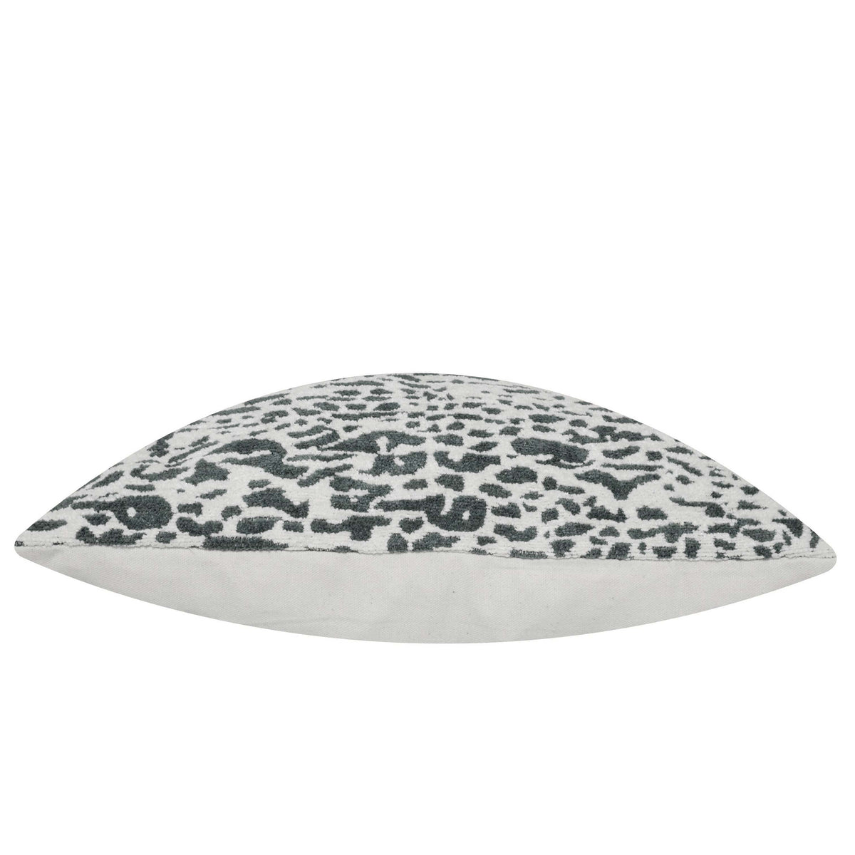 Grey & White Abstract Jacquard Cushion Cover – 45 x 45 cm