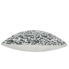 Grey & White Abstract Jacquard Cushion Cover – 45 x 45 cm