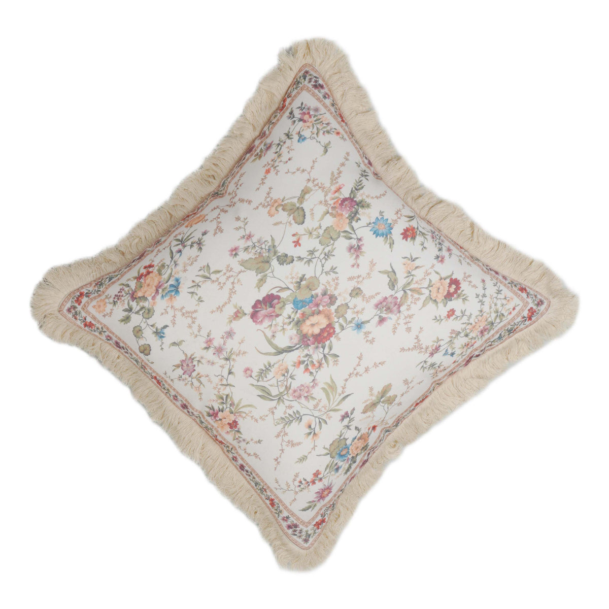 Printed Cushion Cover 45x45 cm | Decorative Home Cushion Cover | Abstract Floral Print
