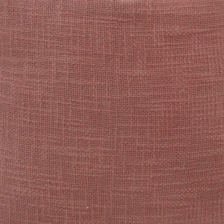 Blush Pink Fringed Cotton Cushion Cover | Soft Textured Throw Pillow Cover | 45x45 cm - Bulk manufacturer & supplier from Panipat, India