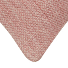 Handwoven Blush Pink Textured Cushion Cover – 45 x 45 cm