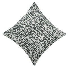 Grey & White Abstract Jacquard Cushion Cover – 45 x 45 cm