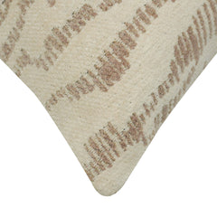 Textured wavy jacquard cotton cushion cover 45x45 cm