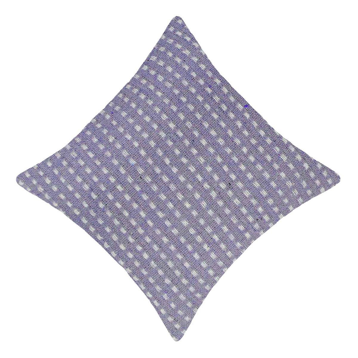 Handwoven Purple Cotton Cushion Cover 45 x 45 cm