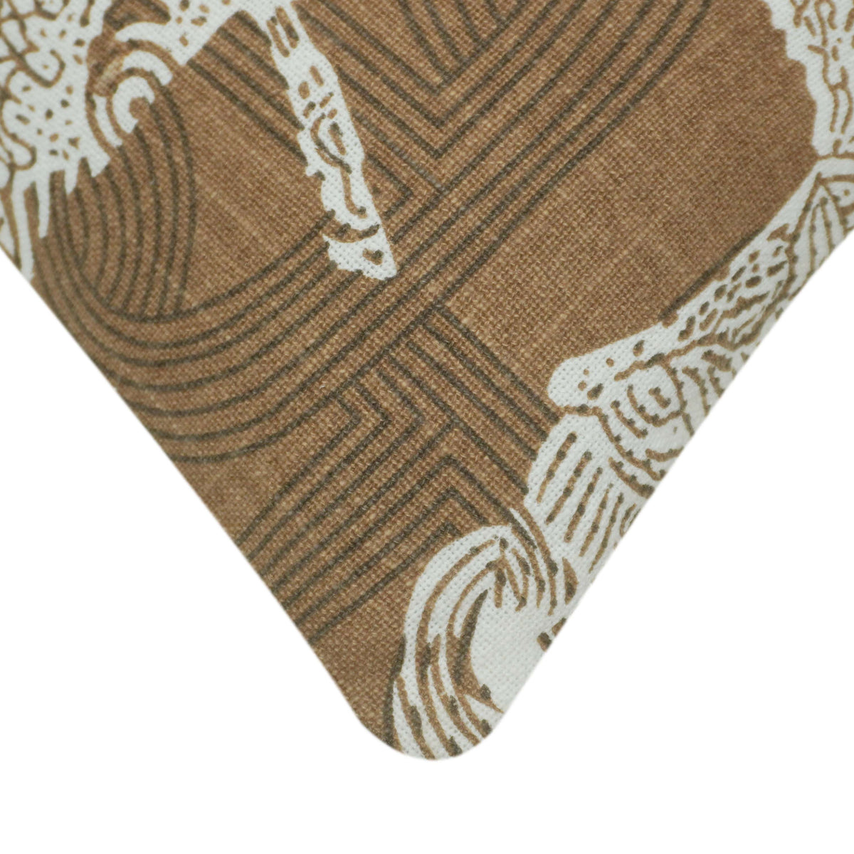Brown Horse Print Cushion Cover – 45 x 45 cm | Equestrian Printed Cushion Cover