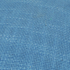 Blue Slub Fabric Cushion Cover with Tassel Detailing – 45 x 45 cm (18 x 18 Inches)