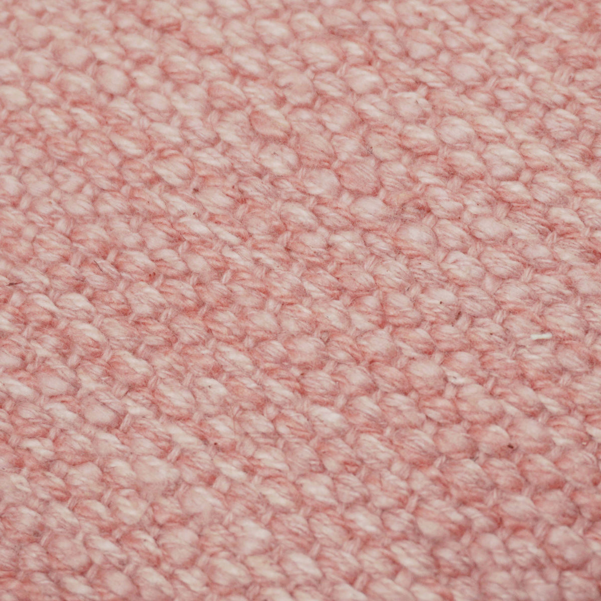 Handwoven Blush Pink Textured Cushion Cover – 45 x 45 cm