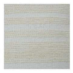 Textured Cotton Cushion Cover 35x50 cm | Neutral Woven Stripe Design | Minimalist Beige Pillow Cover with Hidden Zip