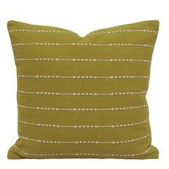 Handwoven Cotton Cushion Cover 45x45 cm | Mustard Textured Woven Throw Pillow Cover | Modern Boho Decorative Cushion Cover | Hidden Zipper | 18x18 Inch