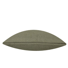 Handwoven Cotton Cushion Cover 45x45 cm | Embroidered Deer Head Design | Decorative Throw Pillow Cover | Hidden Zipper | Olive Green